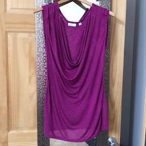 Purple sleeveless